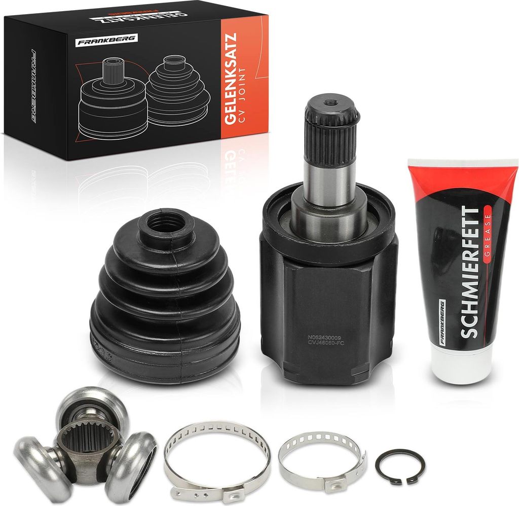 Frankberg 1x Antriebswelle Gelenksatz Vorderachse Links für BMW X3 E83 2.0L 3.0L 2003-2008