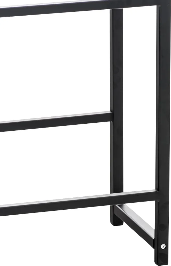 Support de caisse de boisson incliné en acier noir XL, solide et stable