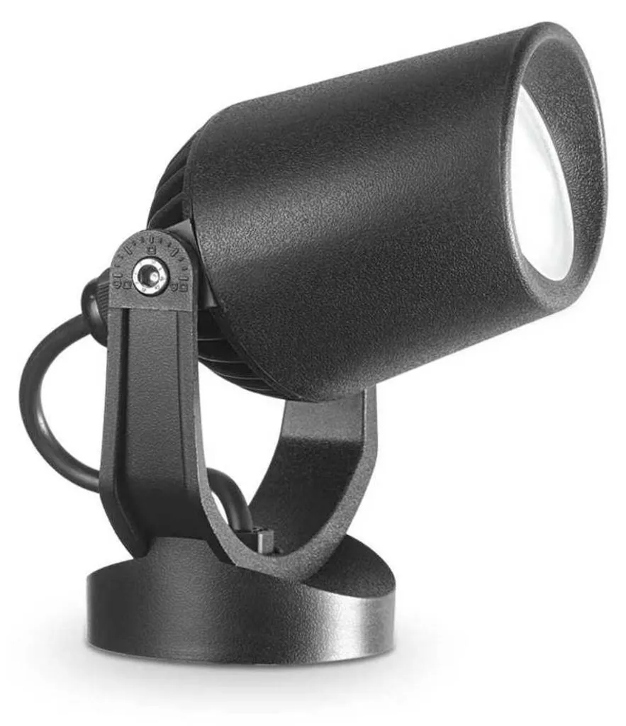 Ideal Lux MINITOMMY PT1 NERO 120201 Projecteur Extérieur Noir Orientable