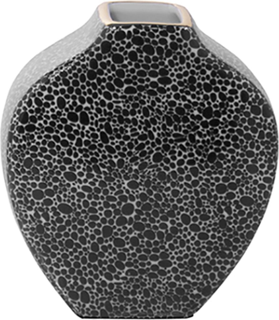 Fink MINTA, Vase, Porzellan, schwarz-weiß, L. 6 cm, B. 15 cm, H. 17.5 cm 127112