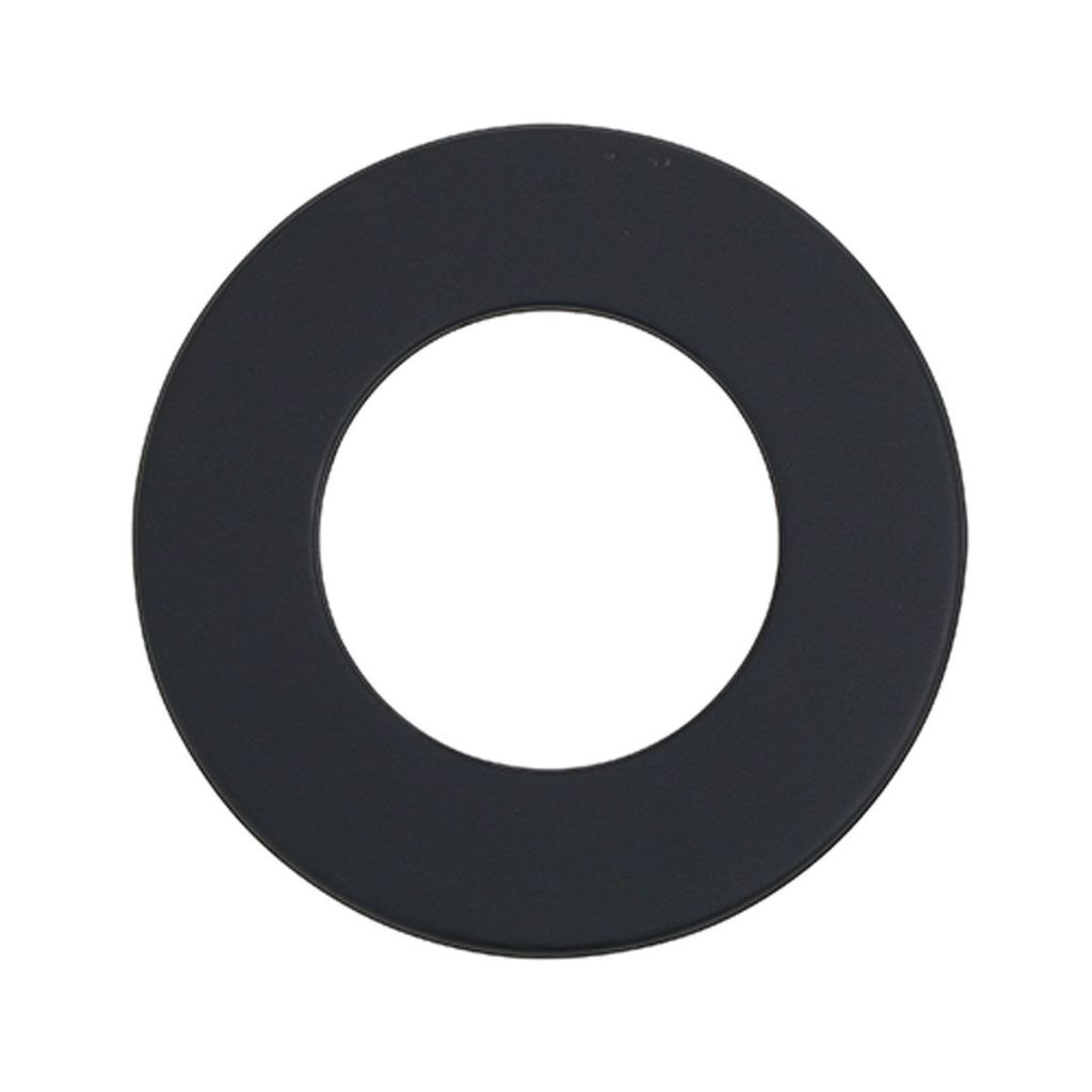 Rosette Wandrosette Manschette Wandfutter schwarz 120mm Produktbild 