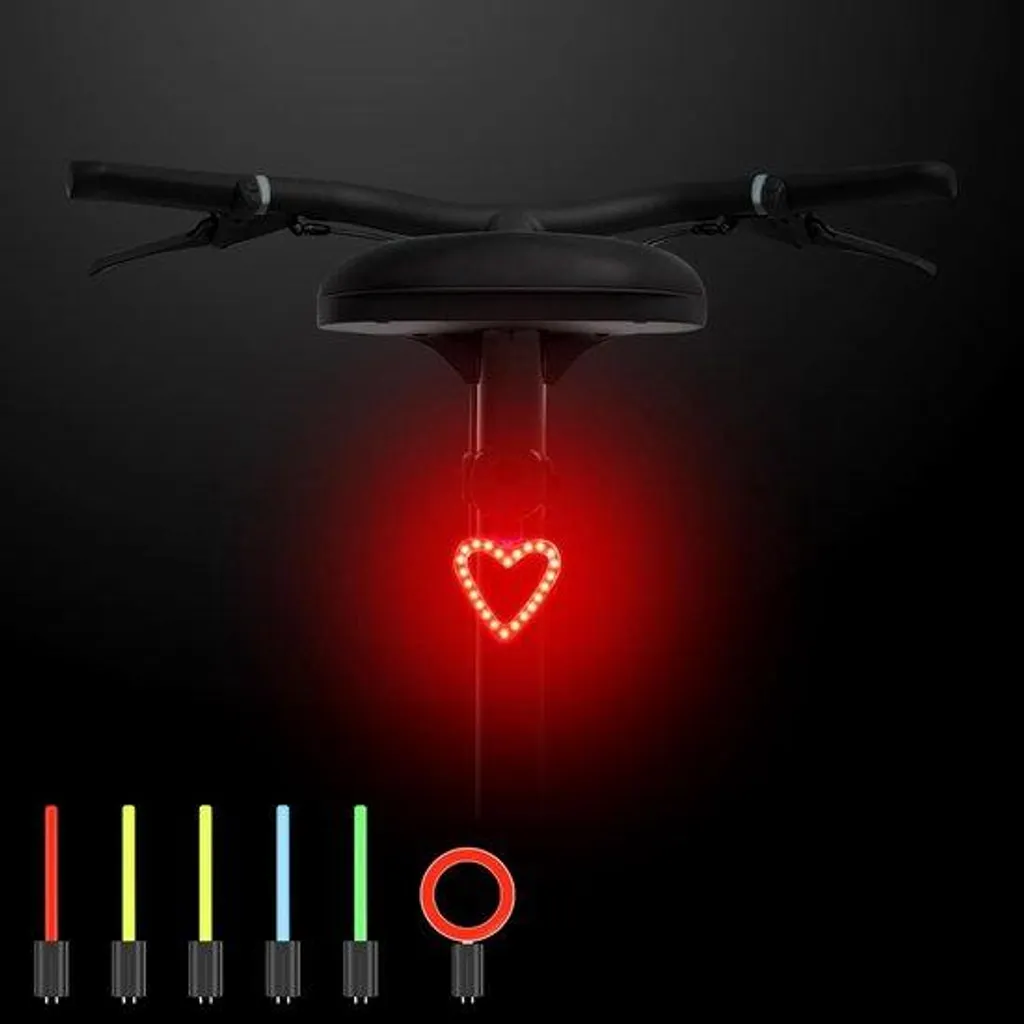 Feu arrière LED vélo rechargeable USB - Éclairage rigide étanche IP63