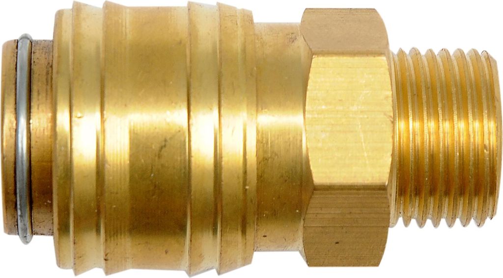 Druckluftkupplung Schnellkupplung Außengewinde 3/8"