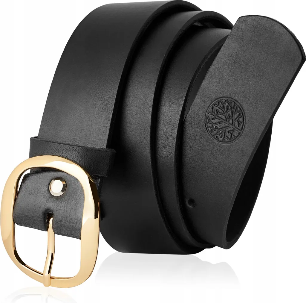 Betlewski LIC40D2ZLCZAR75: La Cintura Essenziale in Pelle Nera