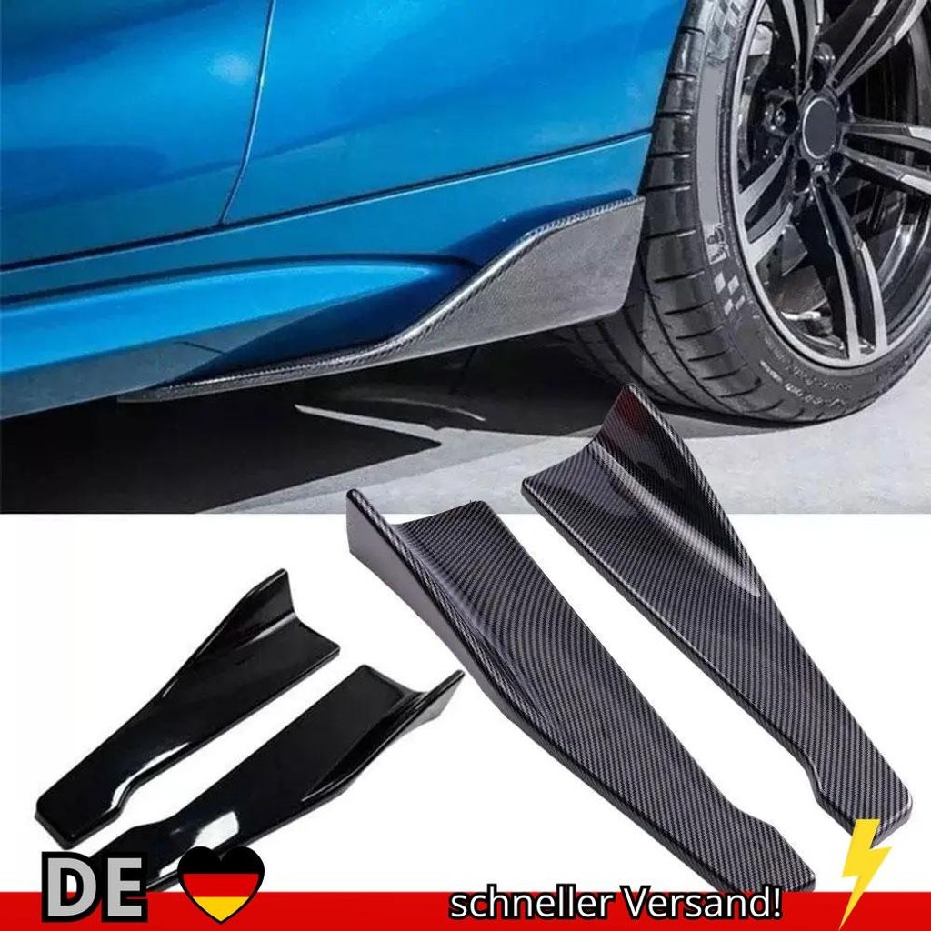 Universal Autovoorkant Rear Bumper Strip Lip Spoiler Diffuser Splitter