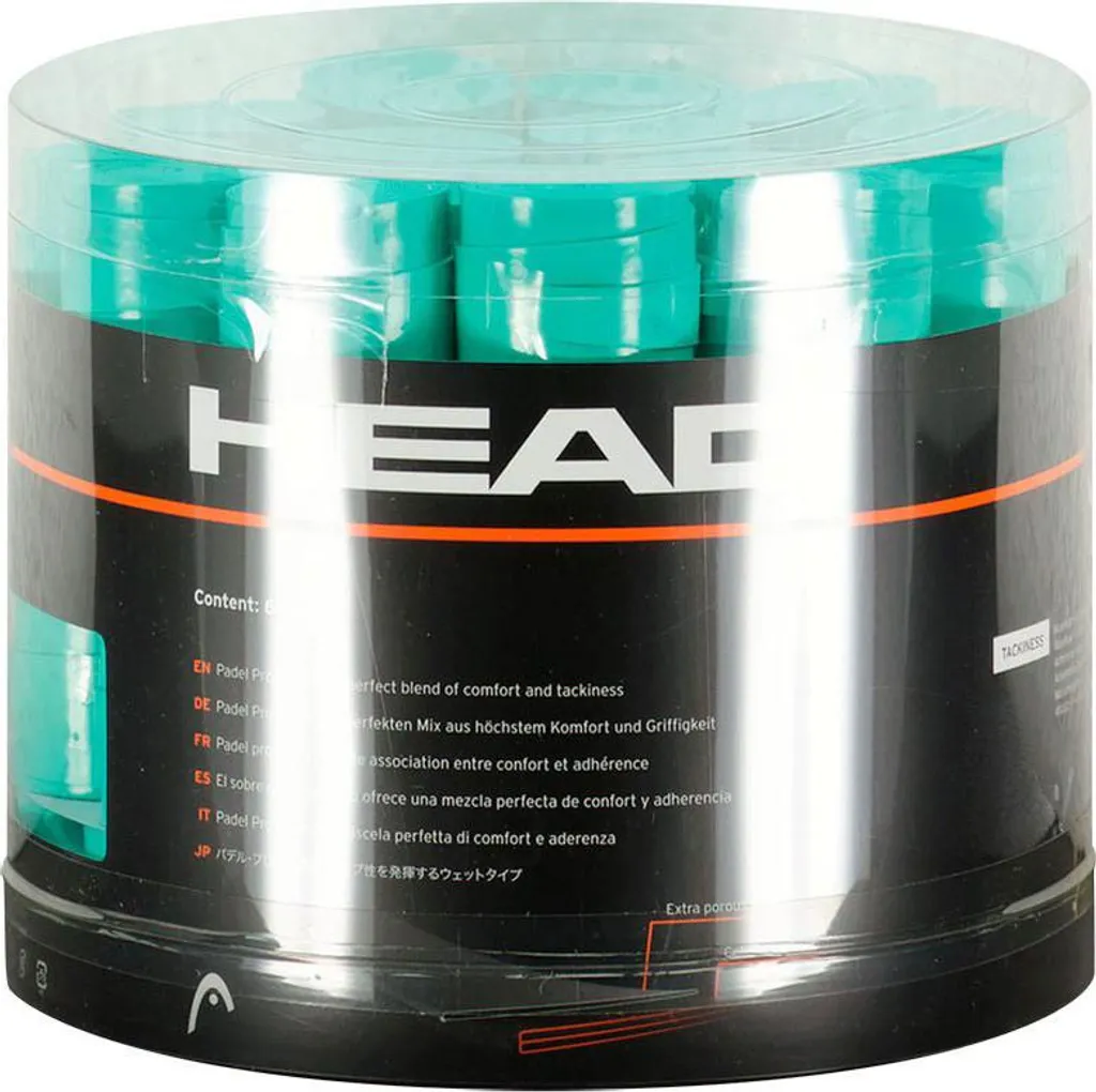Grip de padel Head Racket Padel Pro 60 unités avec absorption maximale
