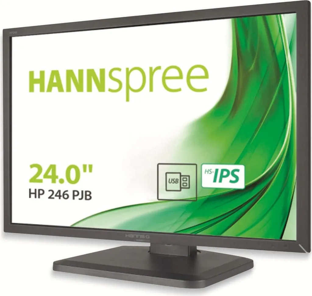 Moniteur PC 24 Pouces Hannspree HP246PJB Full HD 16:10 Réglable Noir