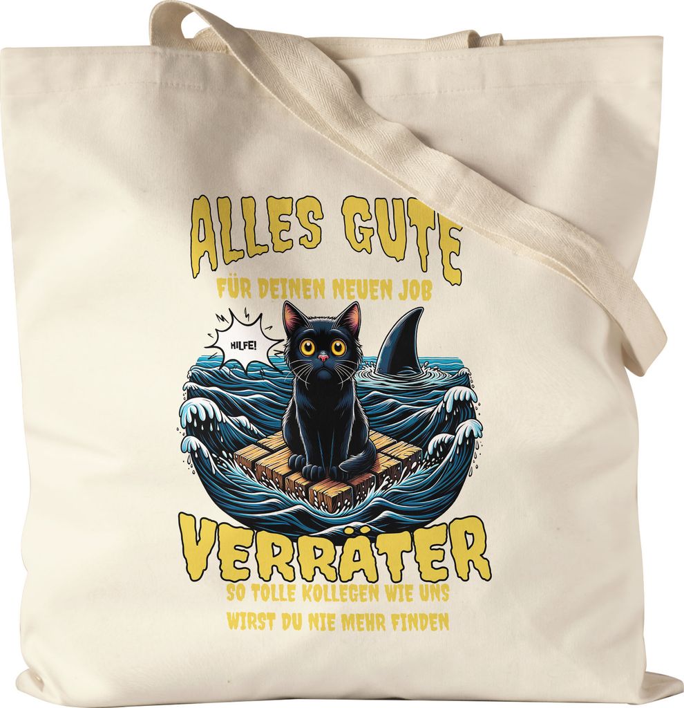 Alles Gute Verräter Jutebeutel Abschiedsgeschenk Kollegen Jobwechsel Lustig Humor