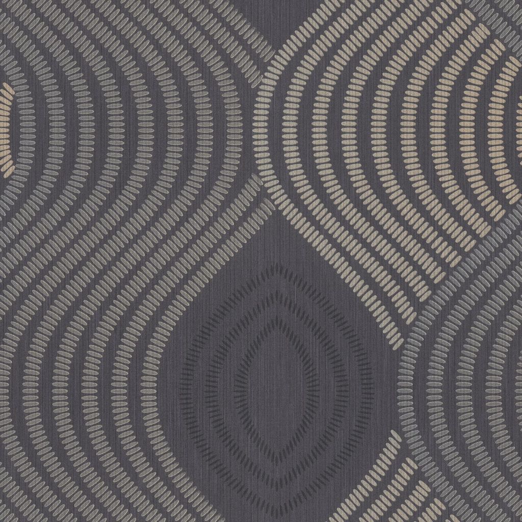 Erismann 1004515 Tapete Vlies 10,05 x 0,53m Muster/Motiv schwarz