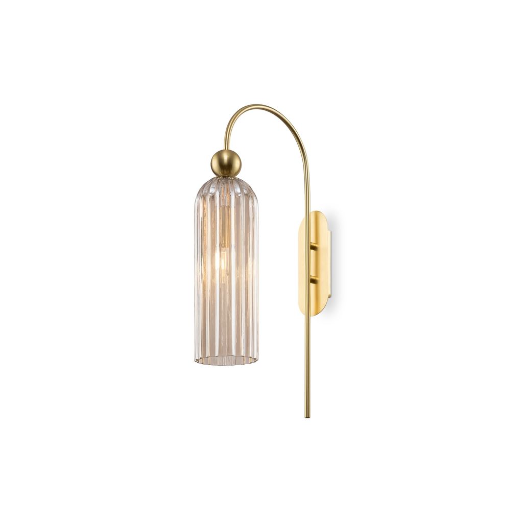 Maytoni Wandleuchte Antic 1x E14 excl. Gold aus Glas , Metall 40W für Küche, Schlafzimmer, Wohnzimmer, Esszimmer, Lobby