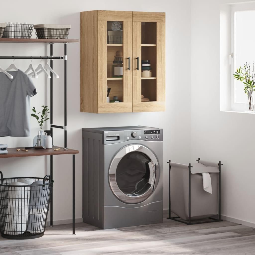 vidaXL Wandschrank Sonoma-Eiche 69,5x34x90 cm