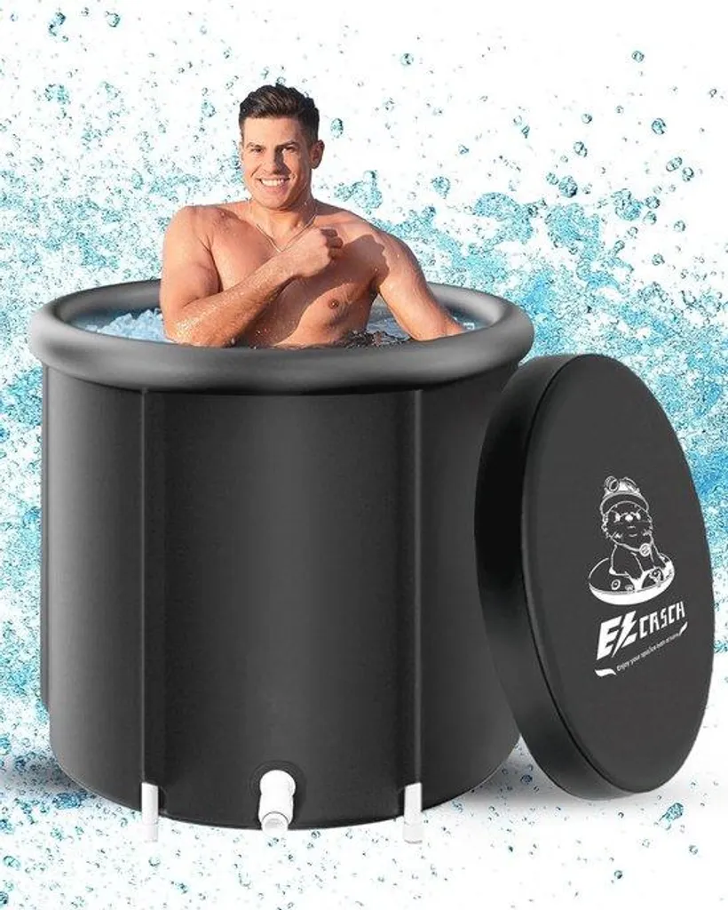 Baignoire gonflable adulte 75cm avec coussin chauffant et design pliable