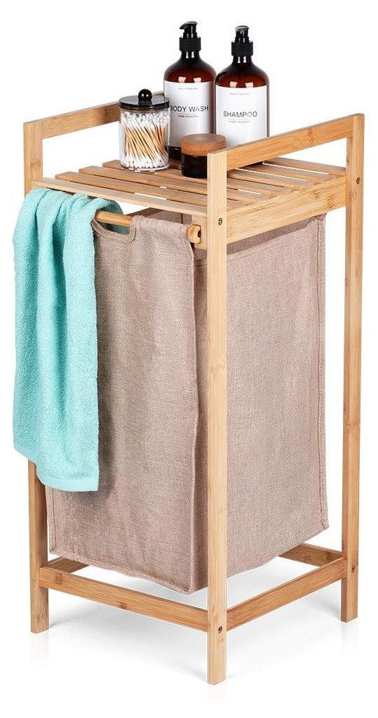 Koopman RIMINI Wäschekorb 33x33x73 cm Produktbild 