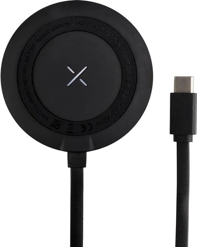 Socle de recharge sans fil magnétique 15W idéal pour bureau et nuit