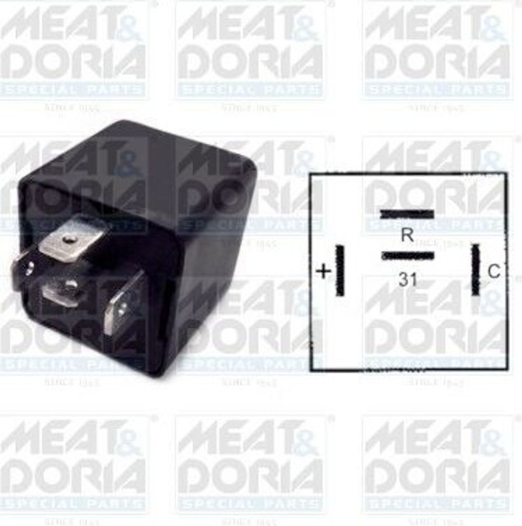 MEAT & DORIA 7242001 Blinkgeber Blinkerrelais passend für MERCEDES-BENZ Ponton (W121) Ponton (W120) für RENAULT SUPER 5 (B/C40) 11 (B/C37) 9 Limo...