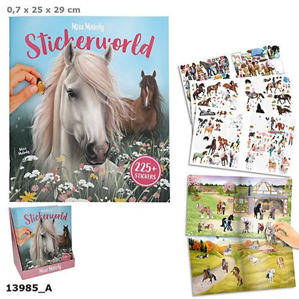 Depesche 13985 Miss Melody Stickerworld Zdjęcie produktu 