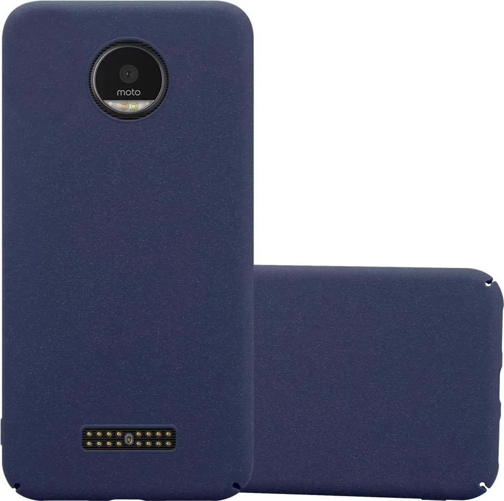 Cover Blu Motorola Moto Z Cadorabo | Custodia Protettiva Slim Rigida