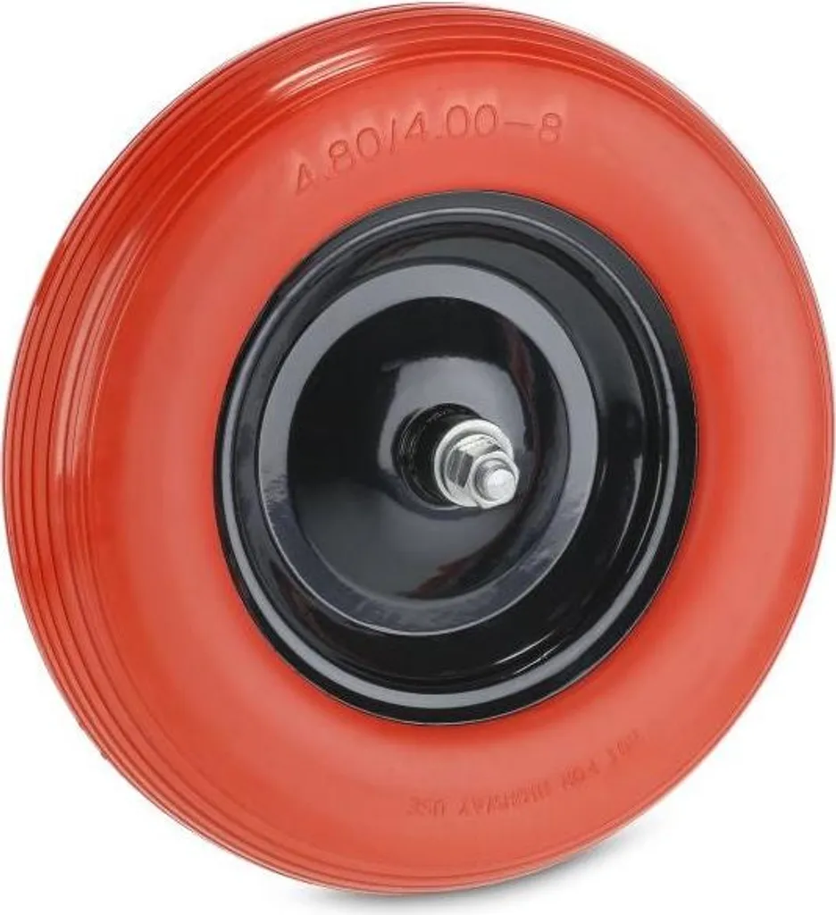 Ruota Pneumatica per Carriola da Giardino 4.80 4.00-8 con Asse