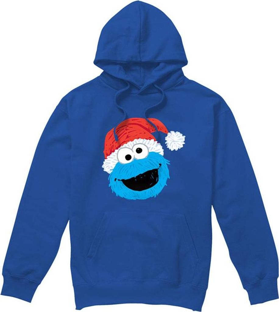 Sesame Street - Kapuzenpullover für Herren/Damen Uni, weihnachtliches Design TV26734 (L) (Königsblau)