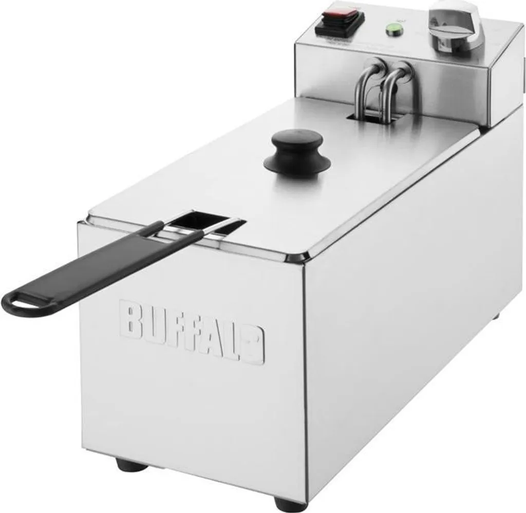Friteuse de table Buffalo 3L - Friteuse professionnelle compacte inox