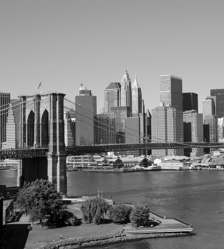 Fototapete - Manhattan Gray 225x250cm - Vliestapete Produktbild 