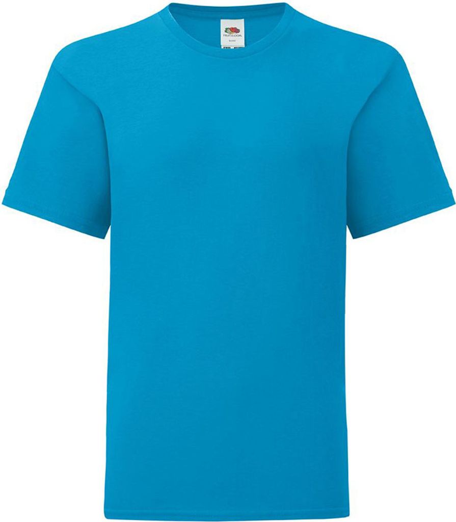 Fruit of the Loom - "Iconic 150" T-Shirt für Kinder BC4731 (164) (Azur)