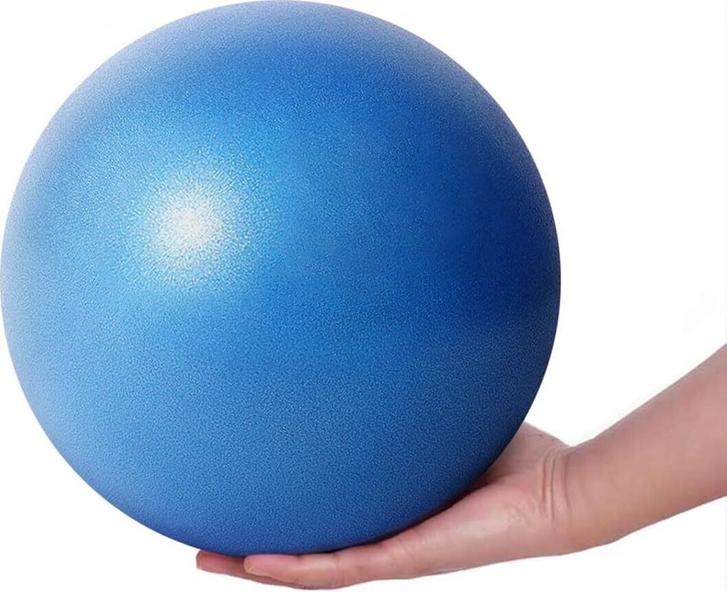 Gymnastikball Kleiner Pilates-Ball 25cm Yoga Ball Baby Soft & Rutschfester Gymnastikball Weicher Ball Fitnessball Klein für Yoga Zuhause Büro Sit...