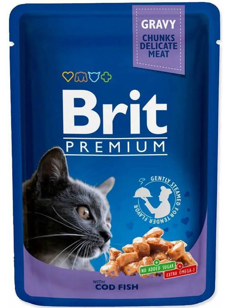 Brit Cat Pouches Familienteller 96x100g Produktbild 