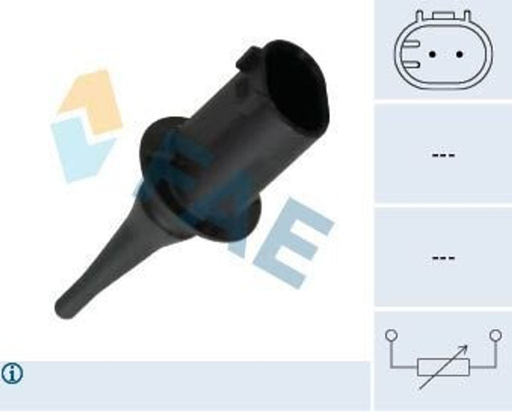 FAE 33922 Kühlmitteltemperatursensor für VW CRAFTER 30-50 Kasten (2E) CRAFTER 30-35 Bus (2E) CRAFTER 30-50 Pritsche/Fahrgestell (2F) für SMART