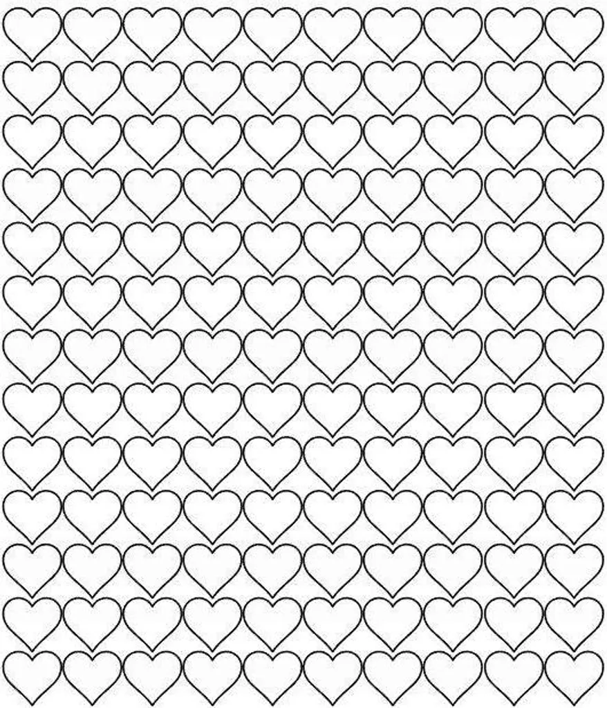 Adesivi Cuore Bianco 2cm 130 Pezzi - Etichette per Regali Fatti col Cuore