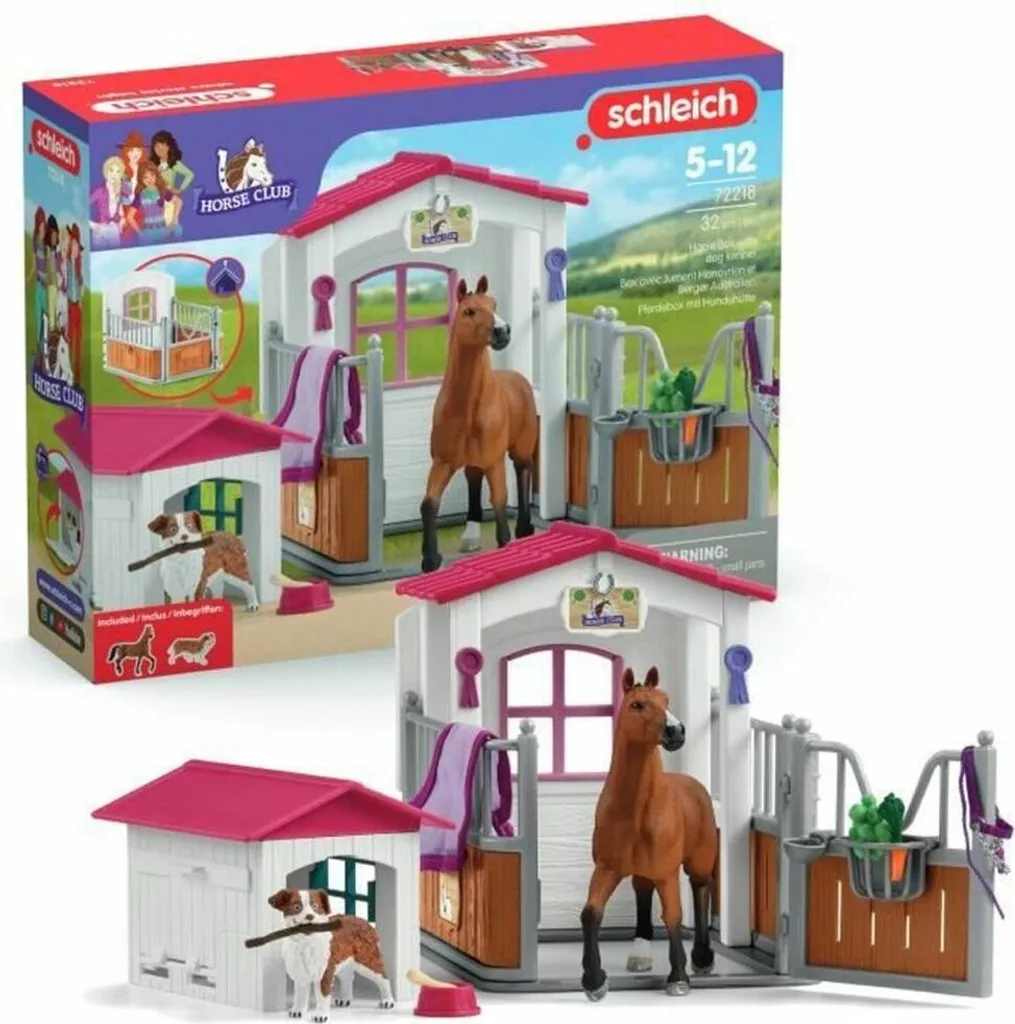 Schleich 72218 Horse Club Box avec jument Hanovrienne et figurines