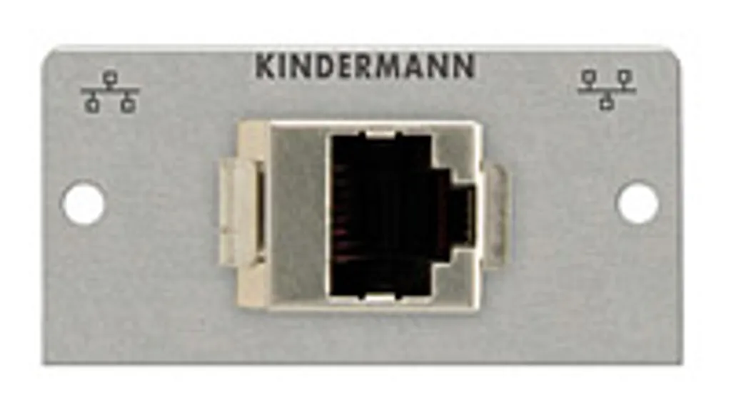 Rallonge RJ45 Cat5 sans perte : Coupleur Kindermann 7444000523 50x25mm