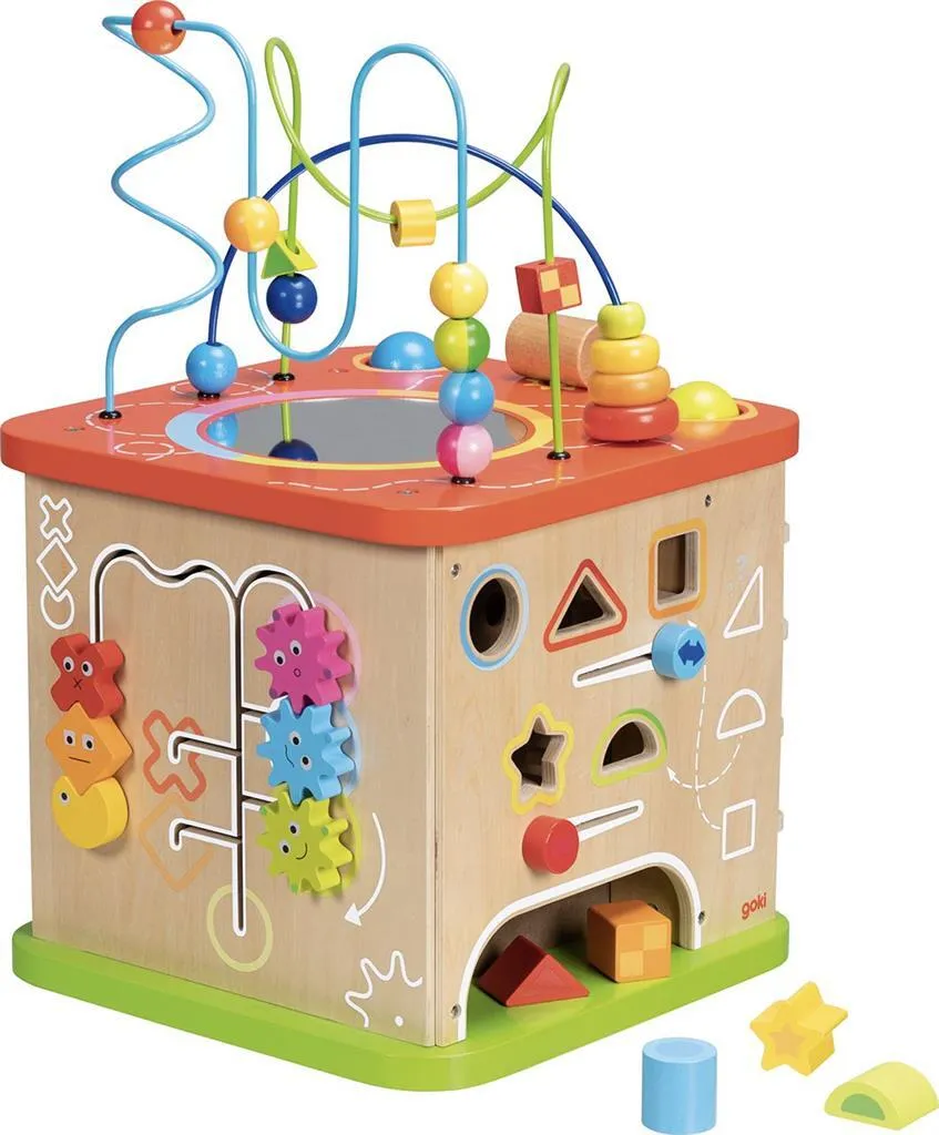 ActiveKids XXL Würfel St - Cube éveil bois 5 faces multi-activités