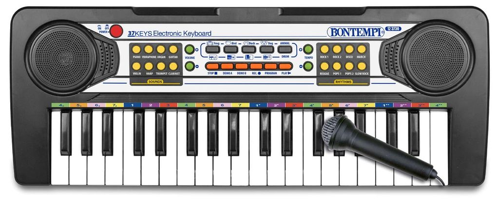 Bontempi Electronic Keyboard with microphone, Hračkársky Obrázok produktu 