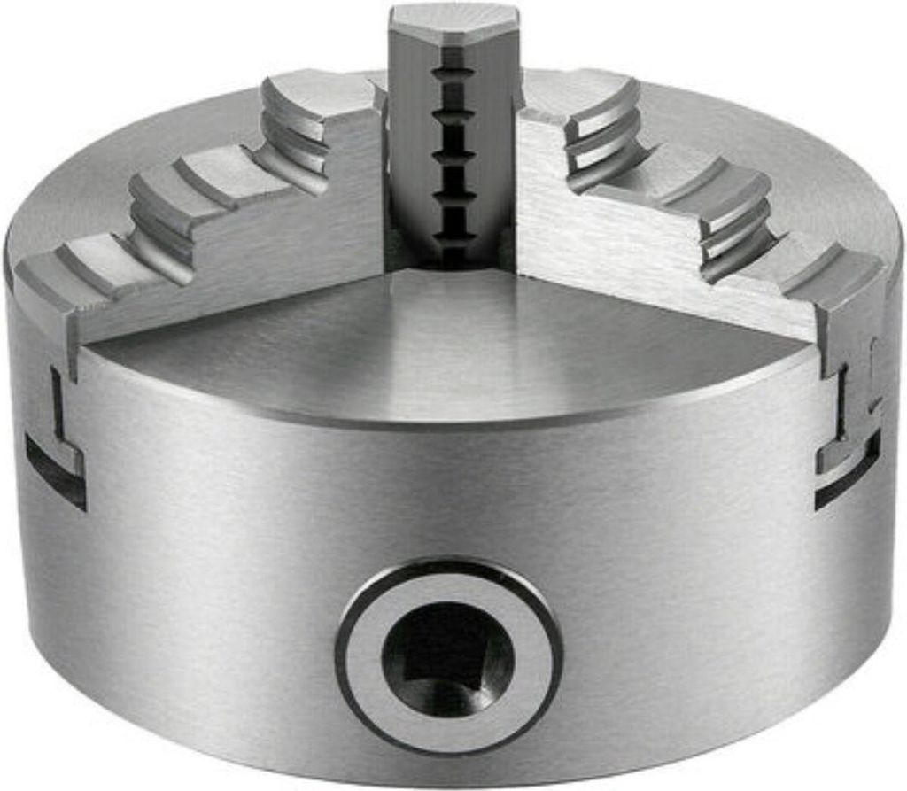 Happyment Selbstzentrierende Klauenspannfutter 200mm – 3-Backen – Hochpräzise – Für Holz & Metall