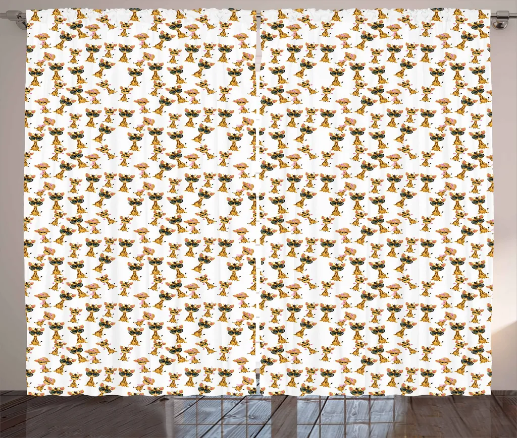 Tenda Giraffa ABAKUHAUS - Decorazione Rustica Finestra 280x175