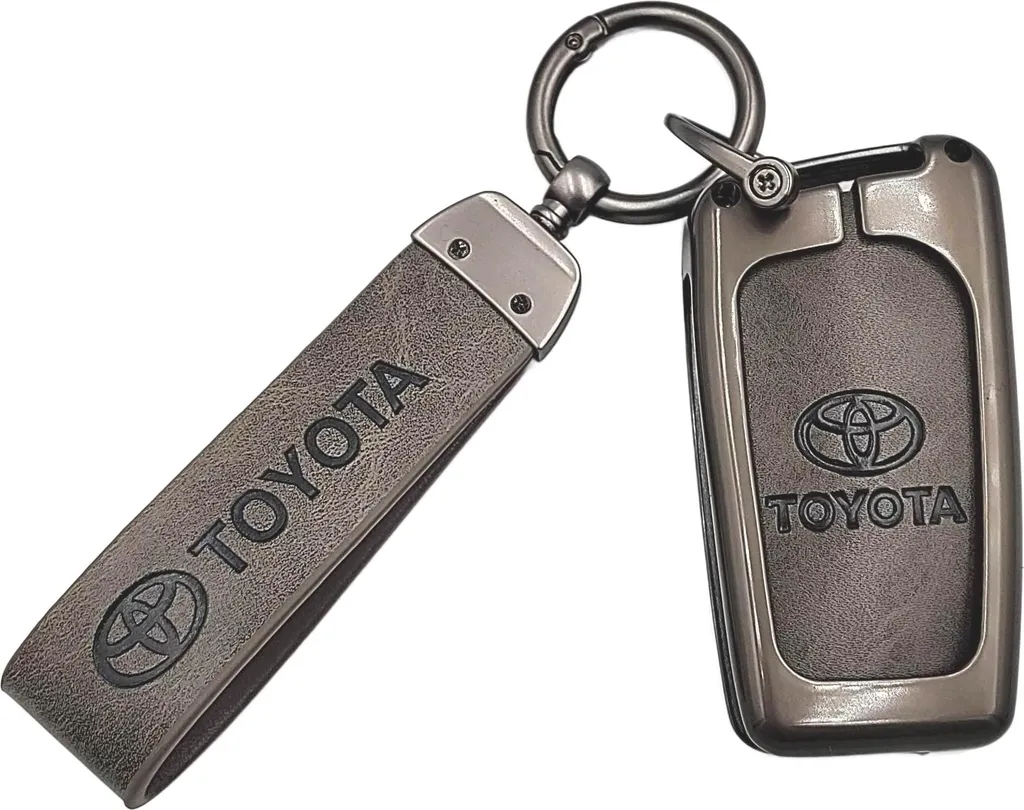 Offerta Kit 3 in 1 Custodia Chiave Toyota Pelle + Portachiavi | Yaris - 1