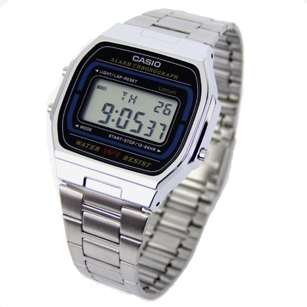 Casio A164WA-1VES Digital Alarm-Chronograph Produktbild 