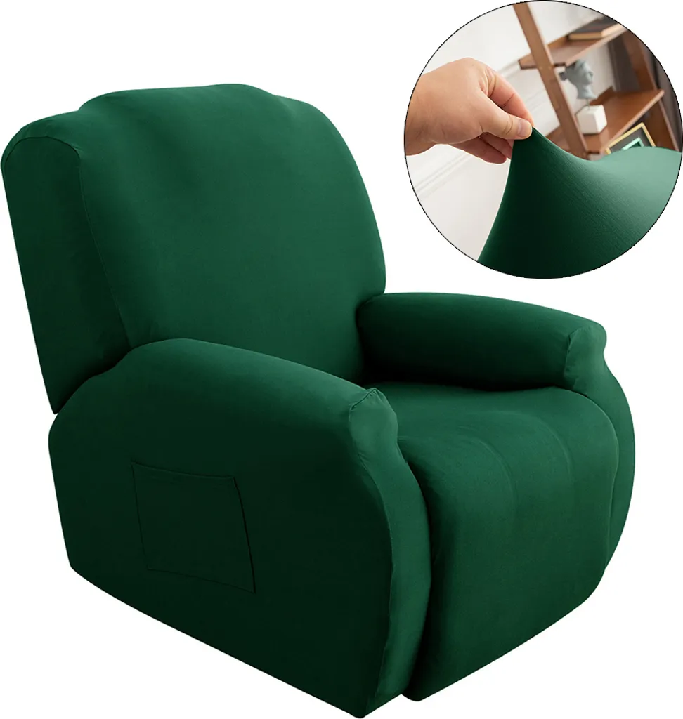 Offerta Copripoltrona Reclinabile Verde Scuro - Elasticizzato 1 Posto