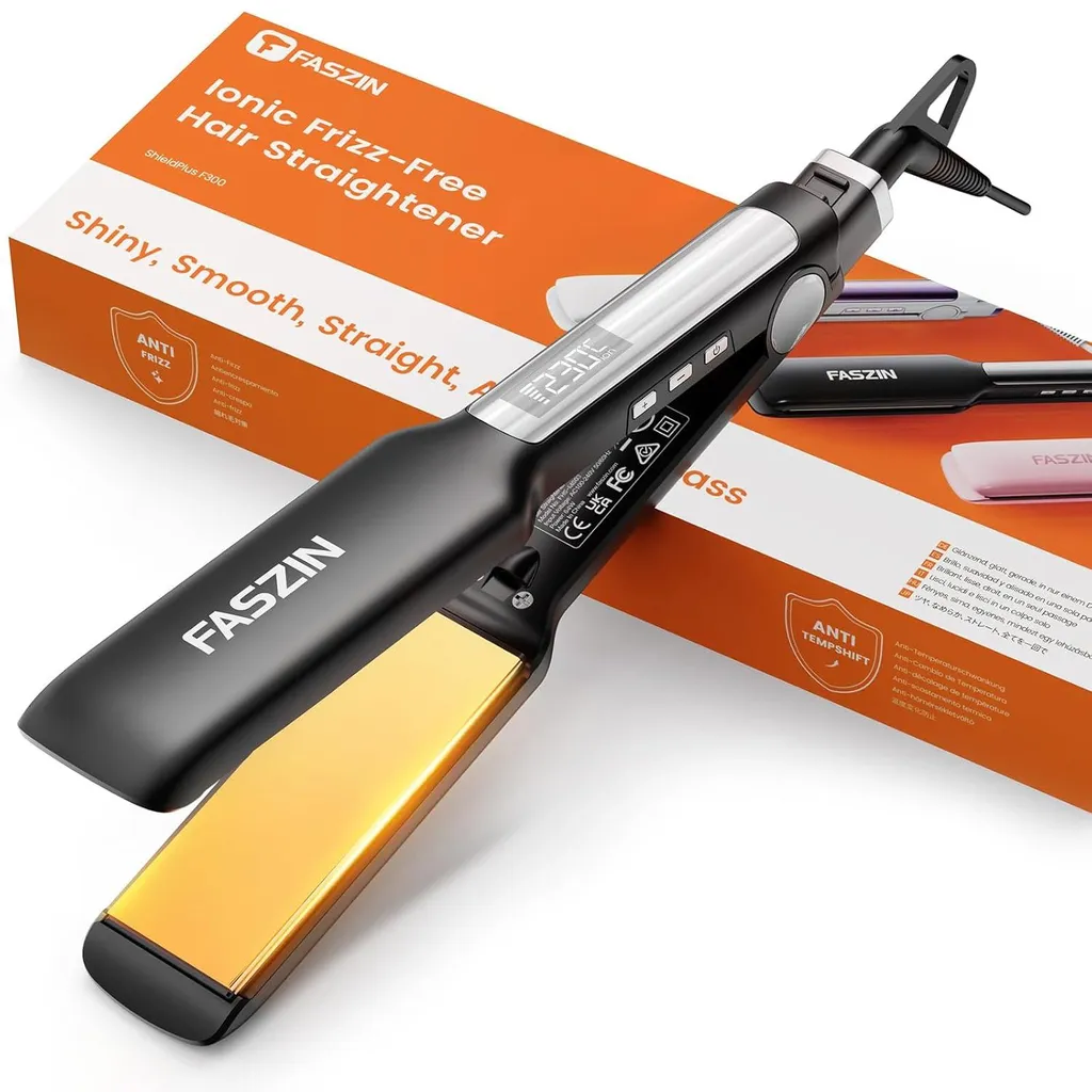 Migliore Piastra per Capelli Crespi | Titanio 42mm Anti-Rottura