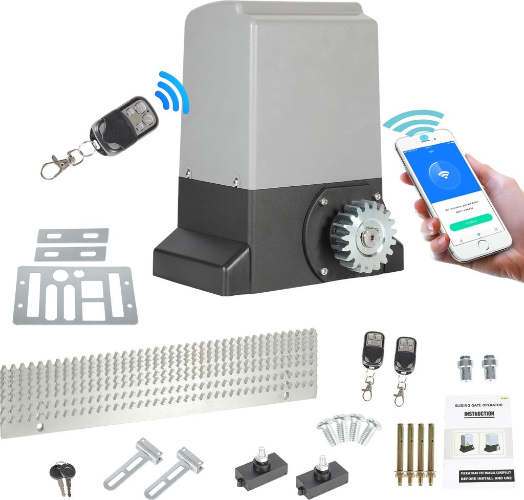 TolleTour Schiebetorantrieb Toröffner 550W Motor Set bis Produktbild 
