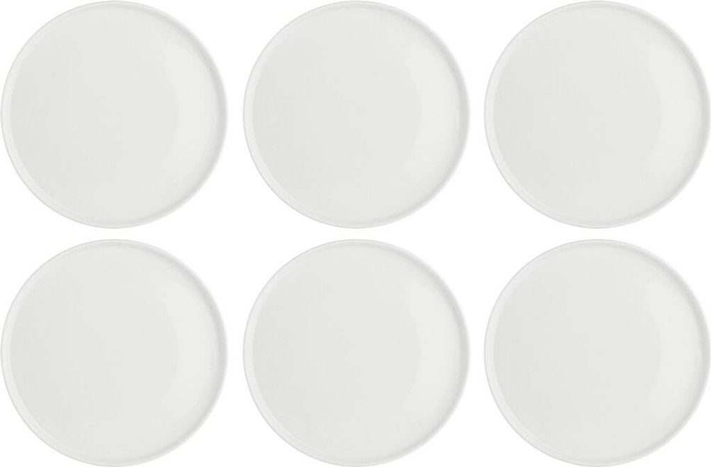 La Porcellana Bianca Set mit 6 Speisetellern 21 cm P004400T21Z