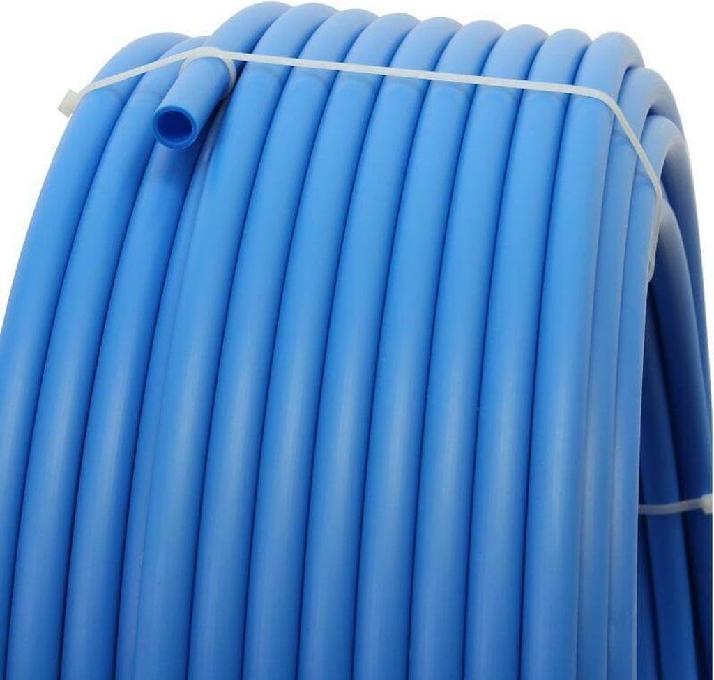 Kunststoffrohr aus HDPE-16mm, BLAU, Meterware