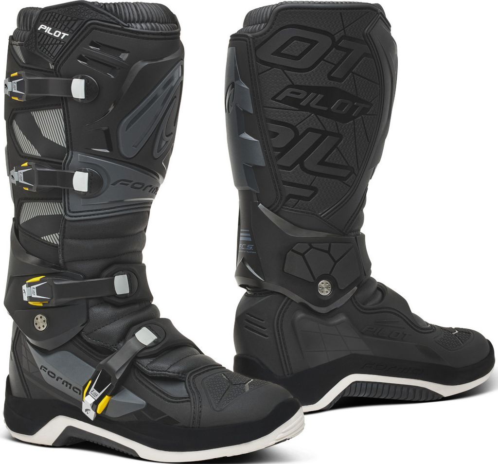 Forma Pilot Motocross Stiefel, schwarz/anthrazit, 40