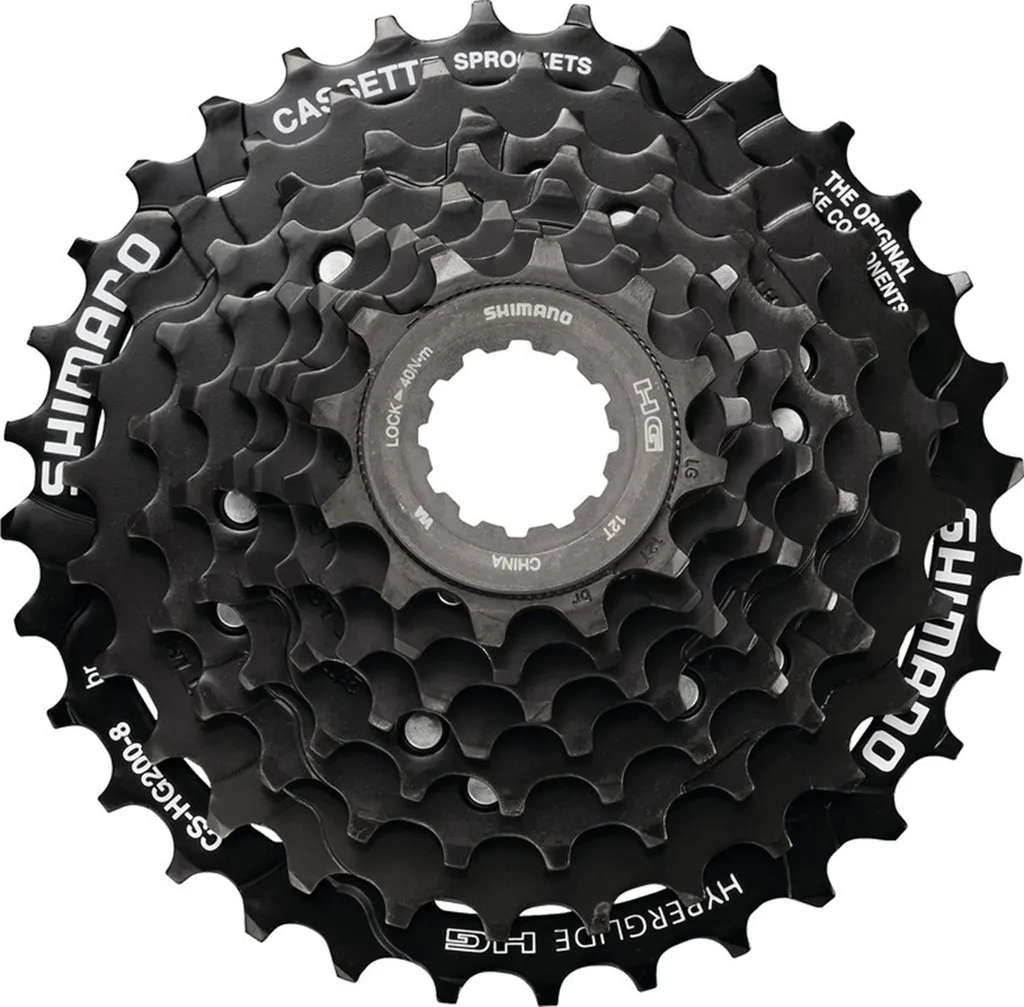 Cassette Shimano CS-HG200 8 Vitesses 12-32 Dents pour Vélo de Route