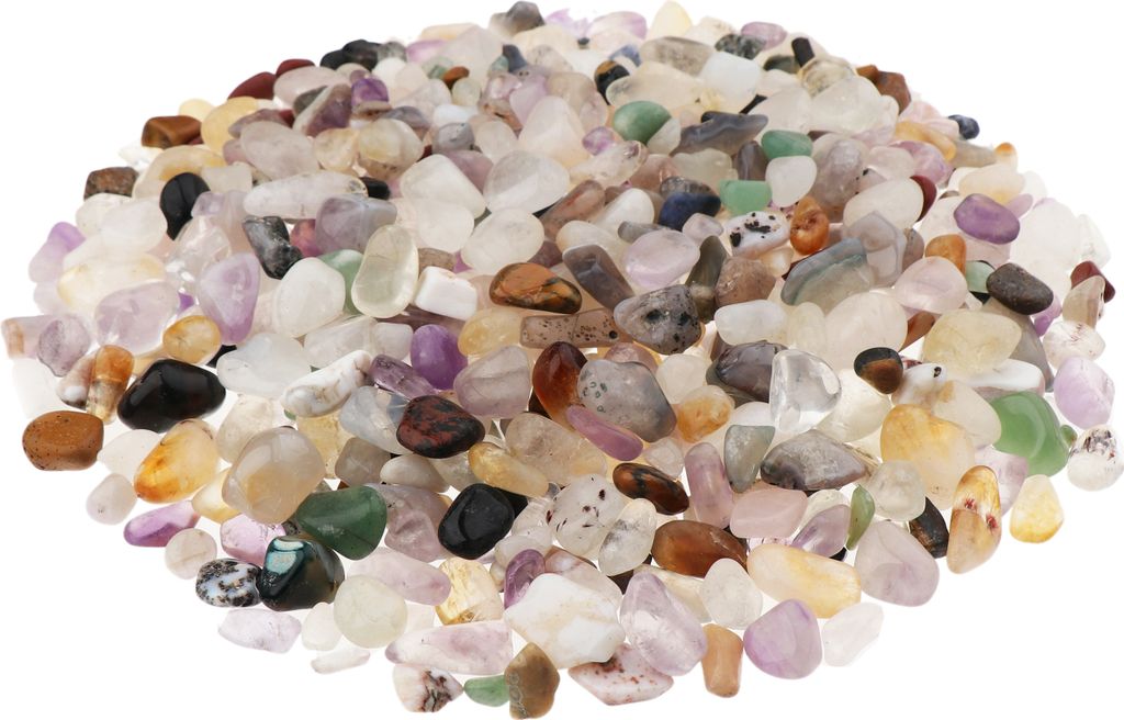 NKlaus 900g Trommelsteine Natur 10 -15mm Heilsteine Produktbild 
