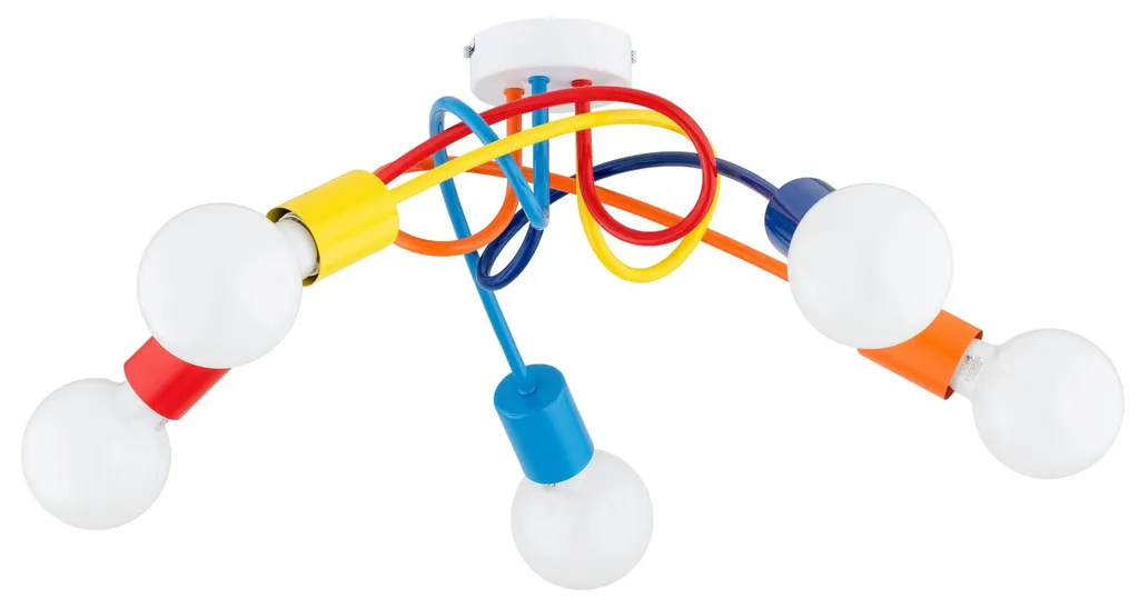 Plafonnier DISEL 5x15W : Éclairage Puissant et Décoratif pour Grand Salon