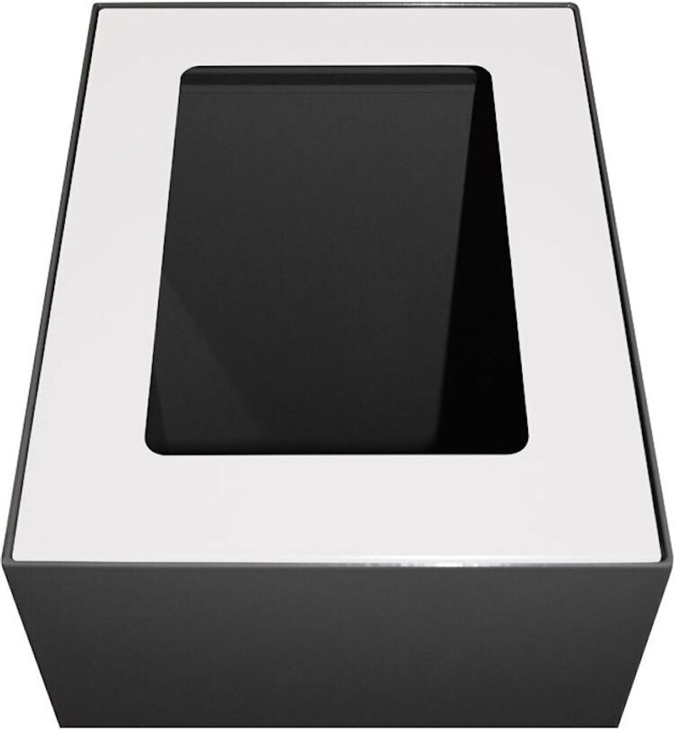 Deckel für modulare Abfalltrennanlage mit 60 Liter | HxBxT 2x25,5x33cm | Weiß