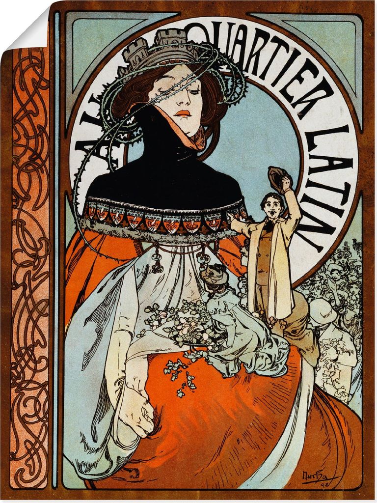 ARTland Poster Au Quartier Latin. 1898 Größe: 30x40 cm