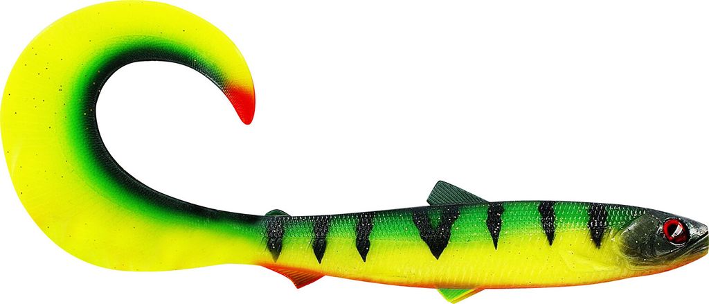 Westin Softlure BullTeez Curltail (Tiger Perch)